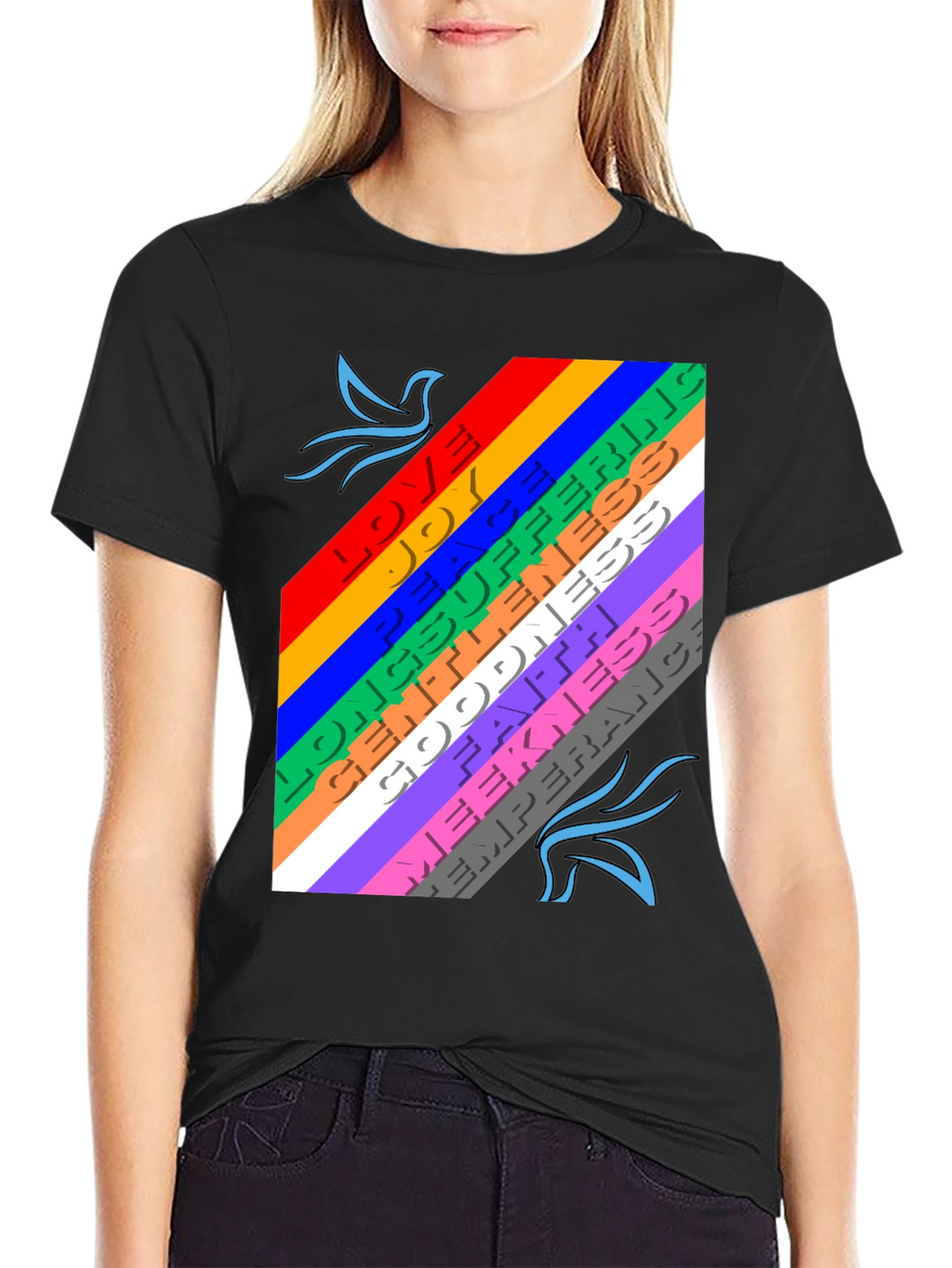 Fruit of the Spirit Black Graphic Tee