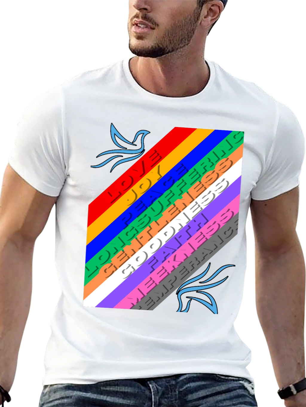Fruit of the Spirit Black Graphic Tee