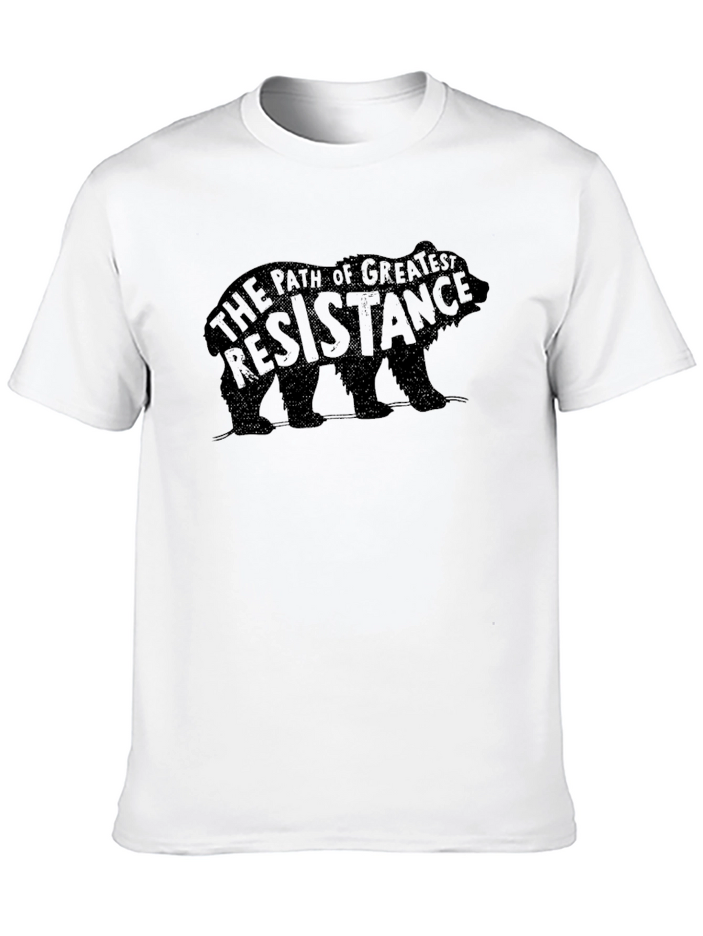 The Path of Greatest Resistance Bear Graphic Tee