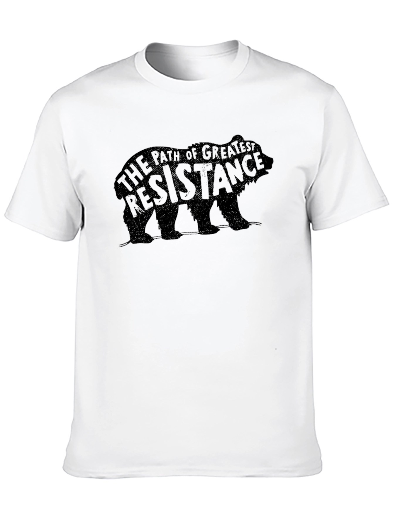 The Path of Greatest Resistance Bear Graphic Tee