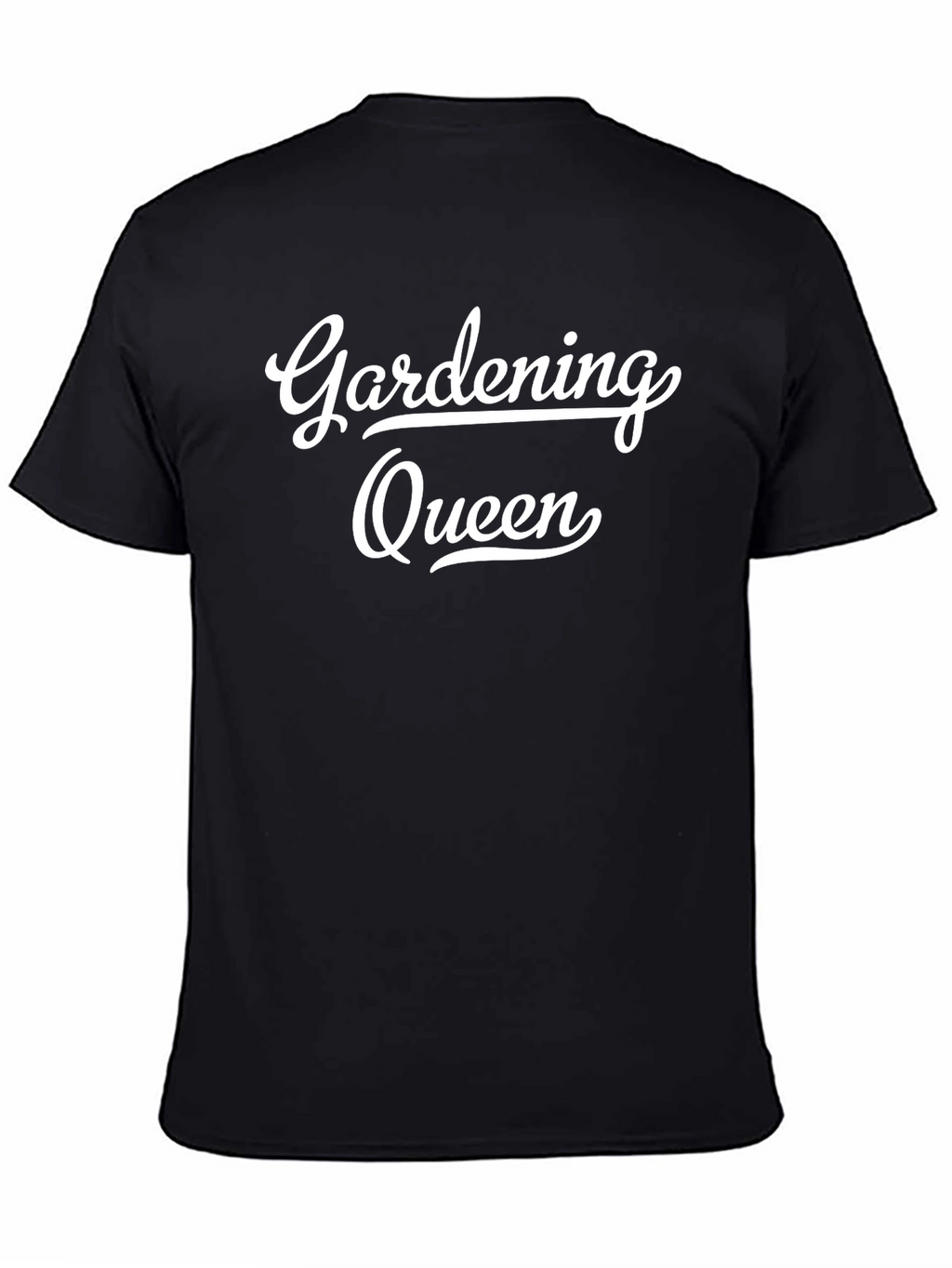Gardening Queen Black T-Shirt