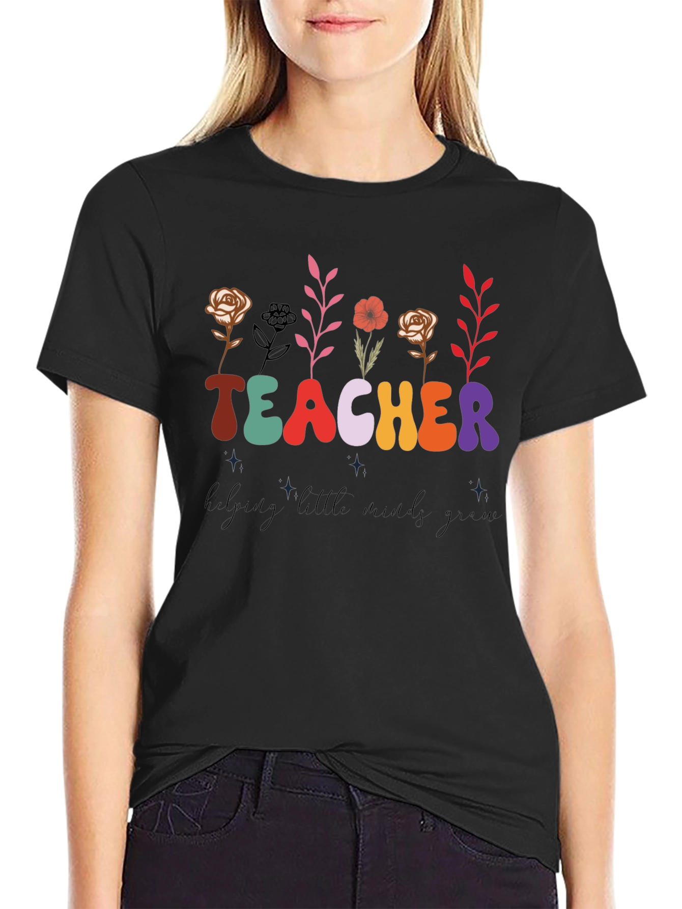 Teacher Helping Minds Grow T-Shirt
