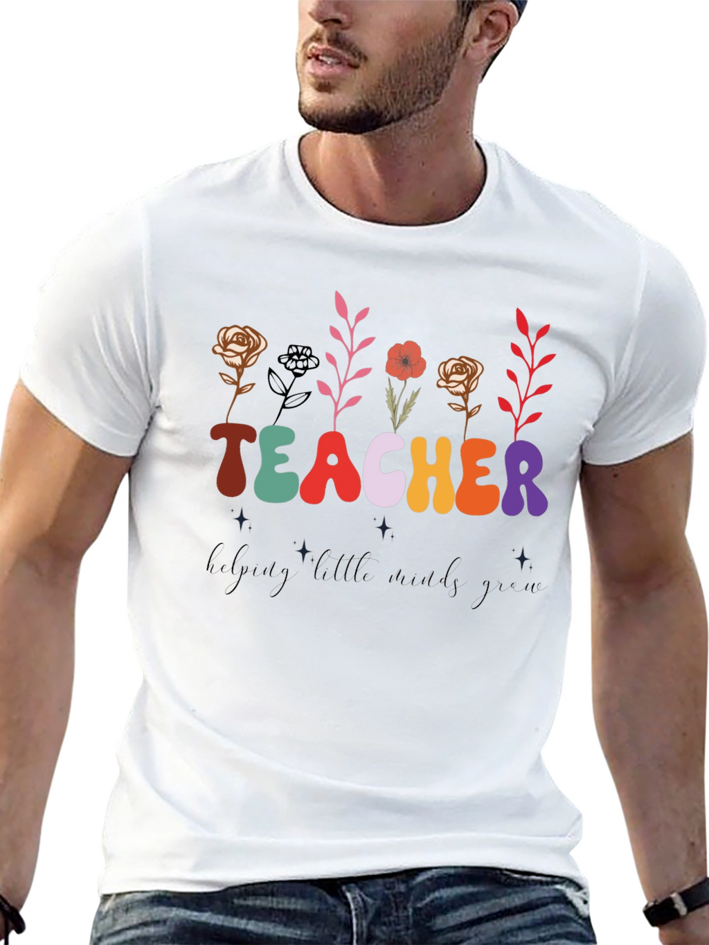Teacher Helping Minds Grow T-Shirt