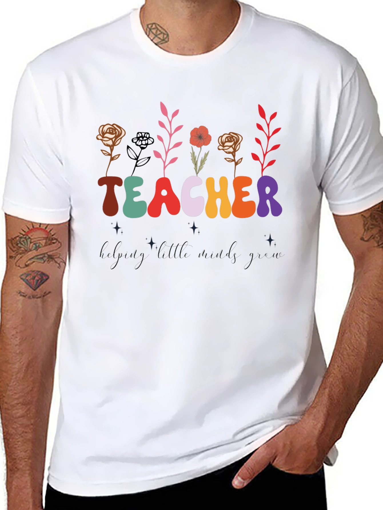 Teacher Helping Minds Grow T-Shirt