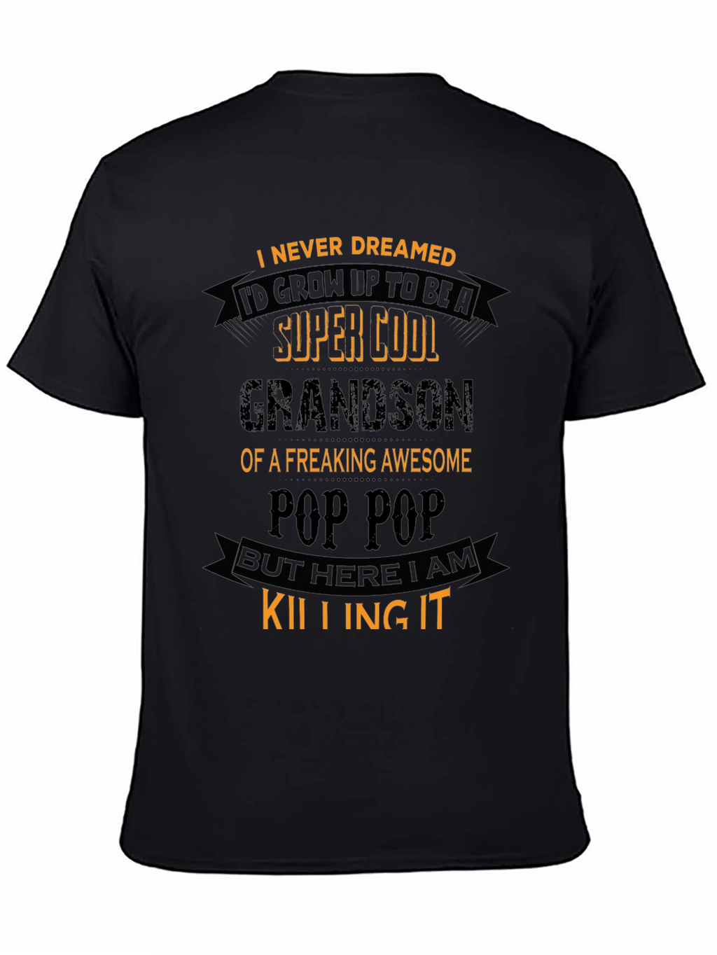 Super Cool Grandson T-Shirt - Awesome Pop Pop Gift