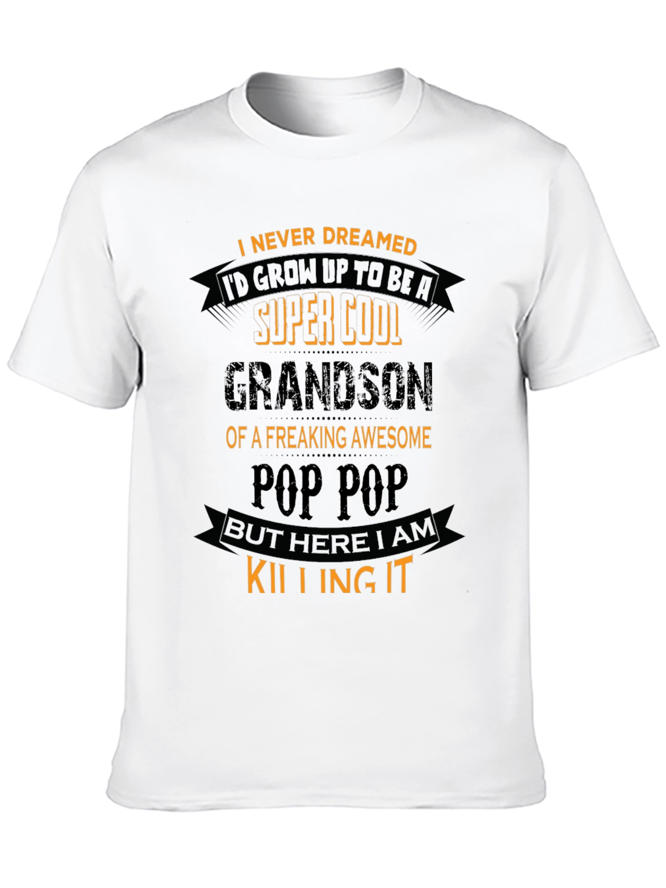 Super Cool Grandson T-Shirt - Awesome Pop Pop Gift