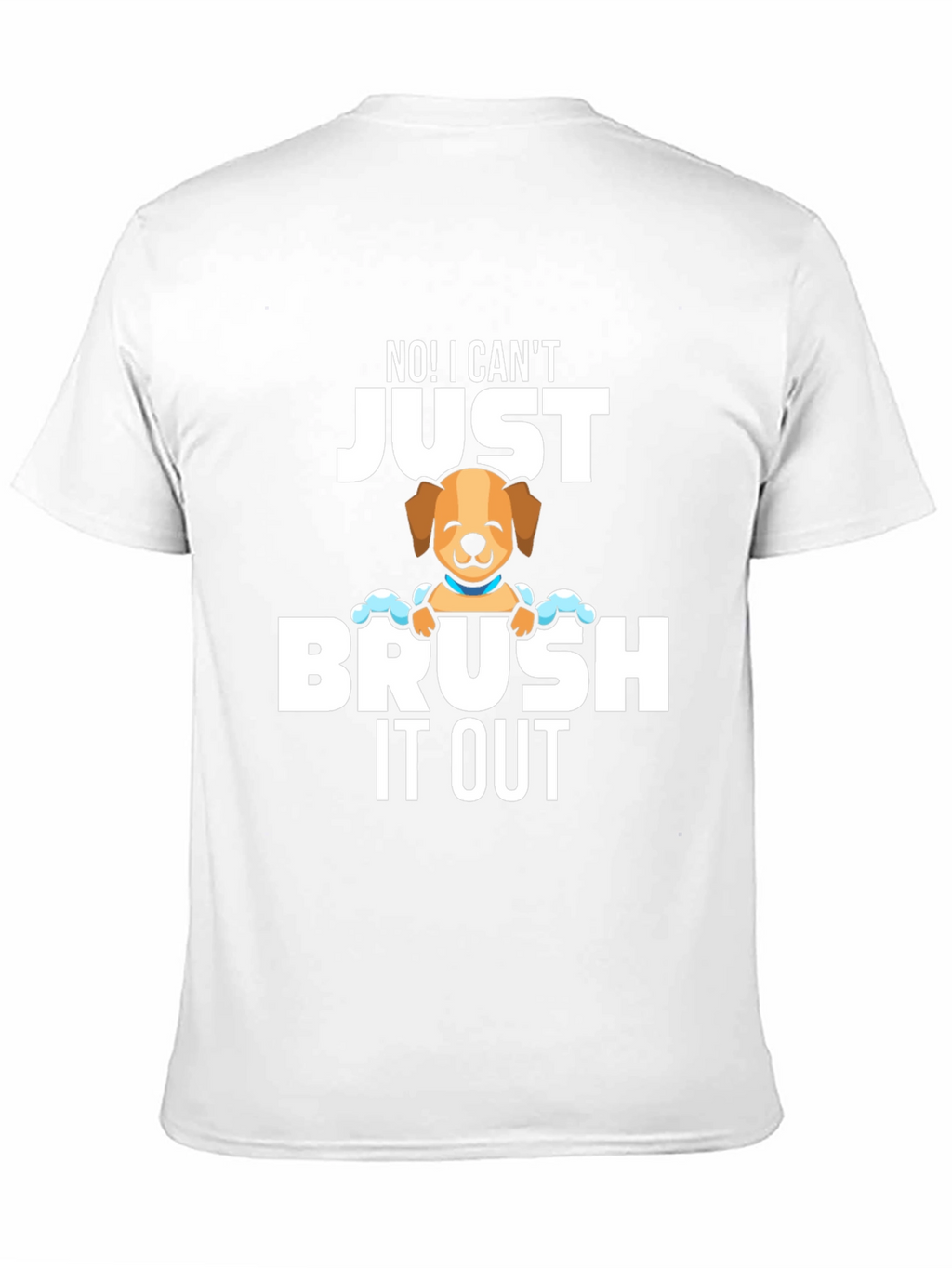 Funny Dog Groomer T-Shirt - Brush It Out