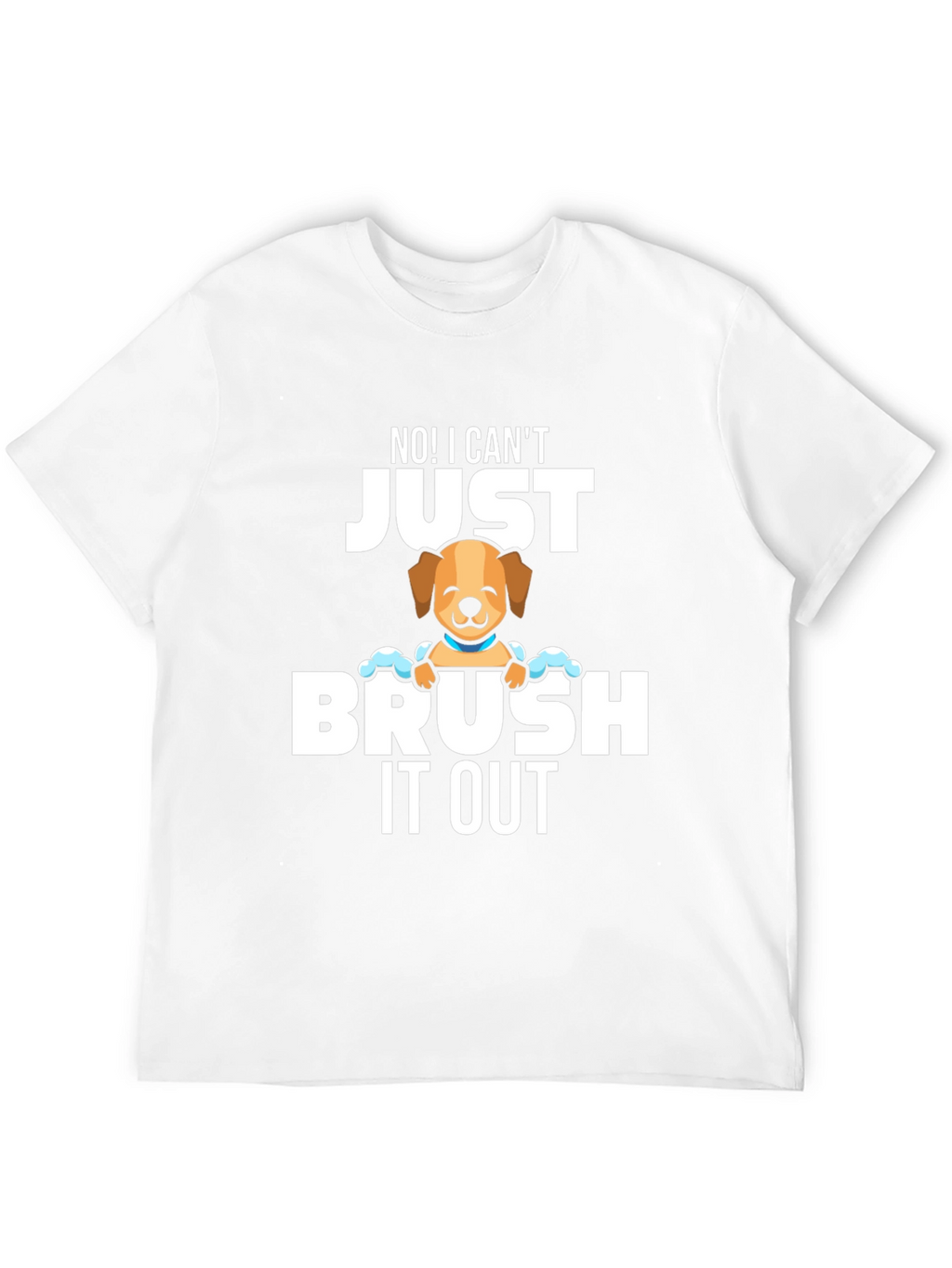 Funny Dog Groomer T-Shirt - Brush It Out
