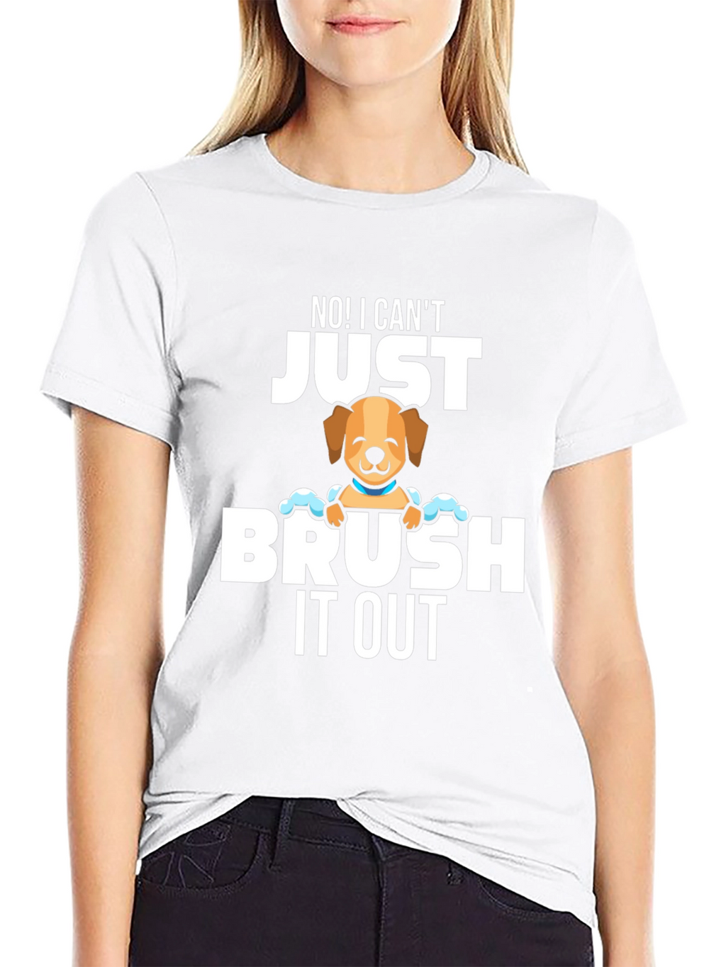 Funny Dog Groomer T-Shirt - Brush It Out