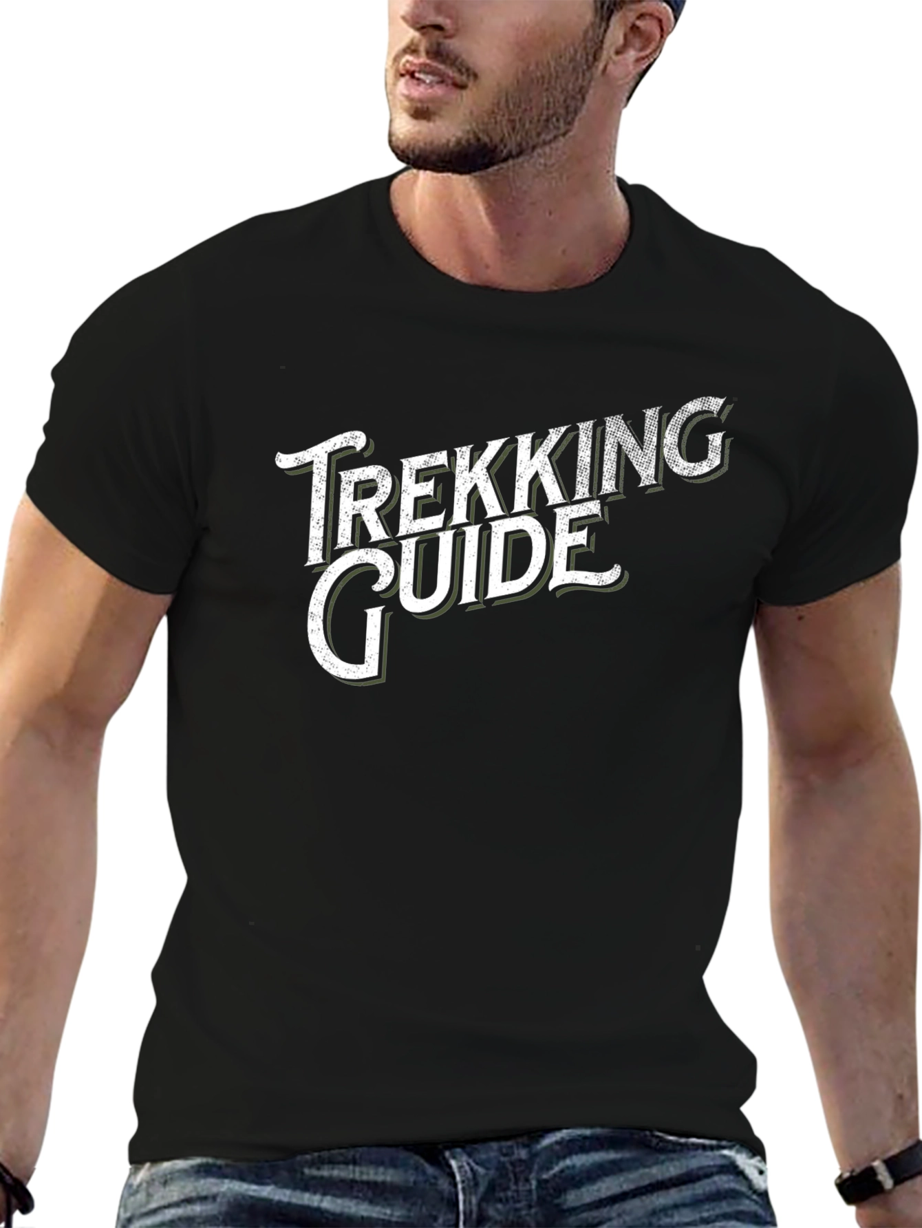 Trekking Guide Graphic T-Shirt - Black