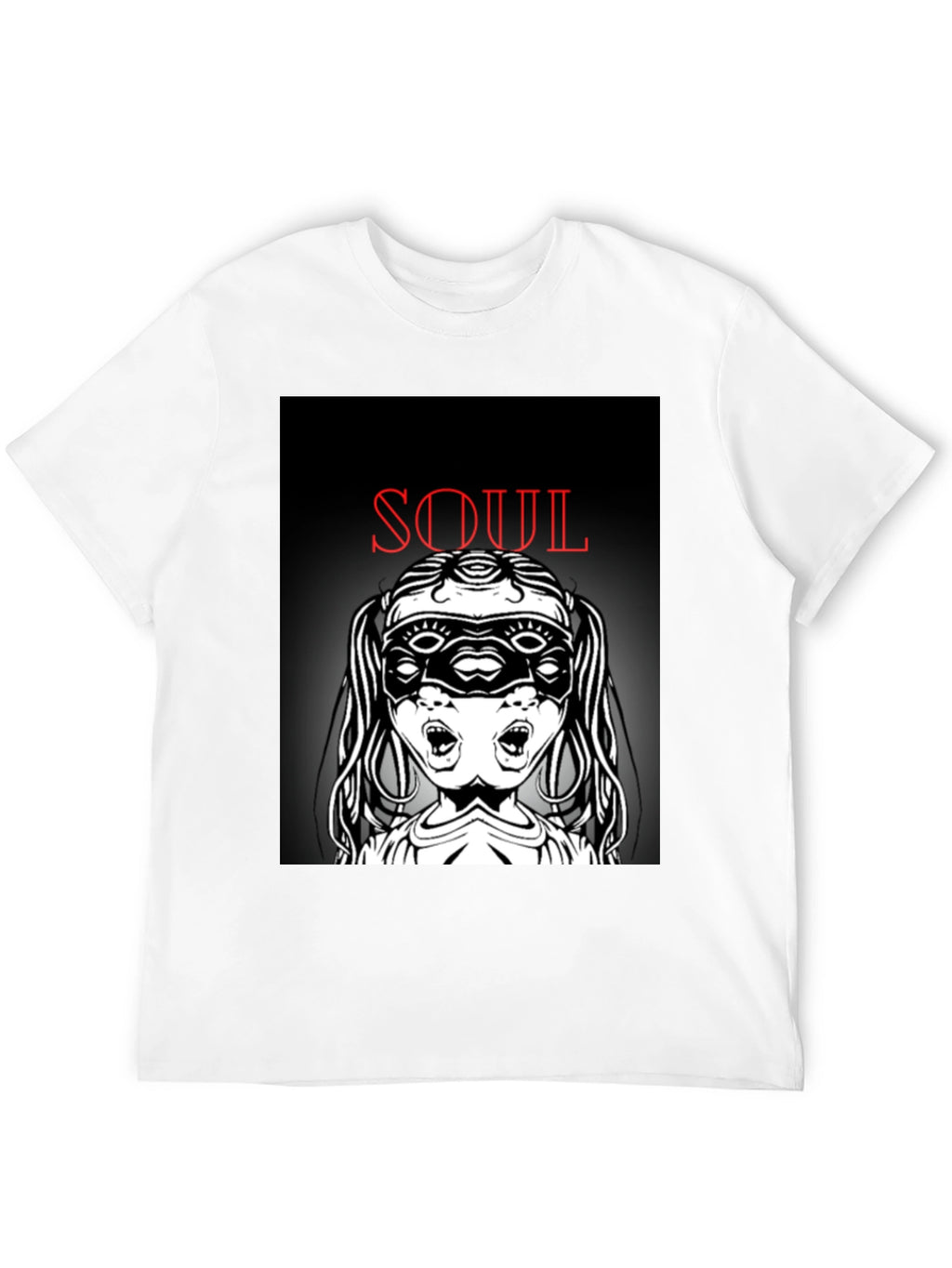 Soul Graphic T-Shirt - Black Unique Design