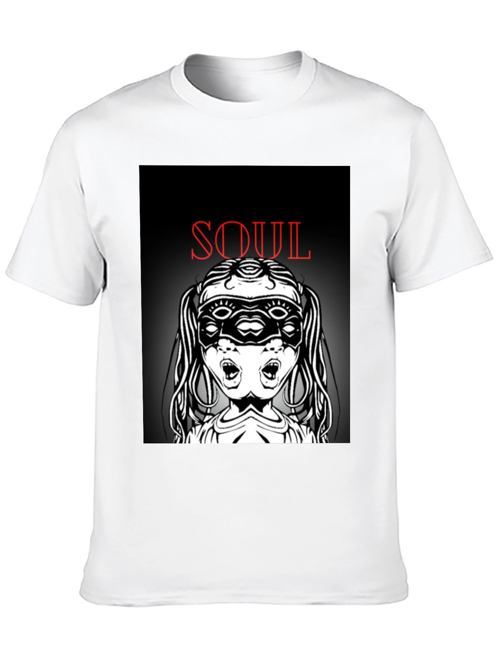 Soul Graphic T-Shirt - Black Unique Design