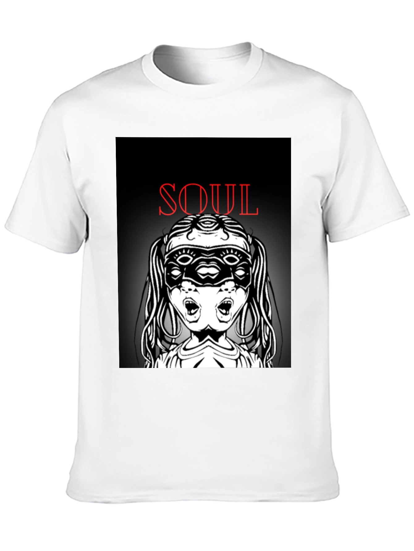 Soul Graphic T-Shirt - Black Unique Design