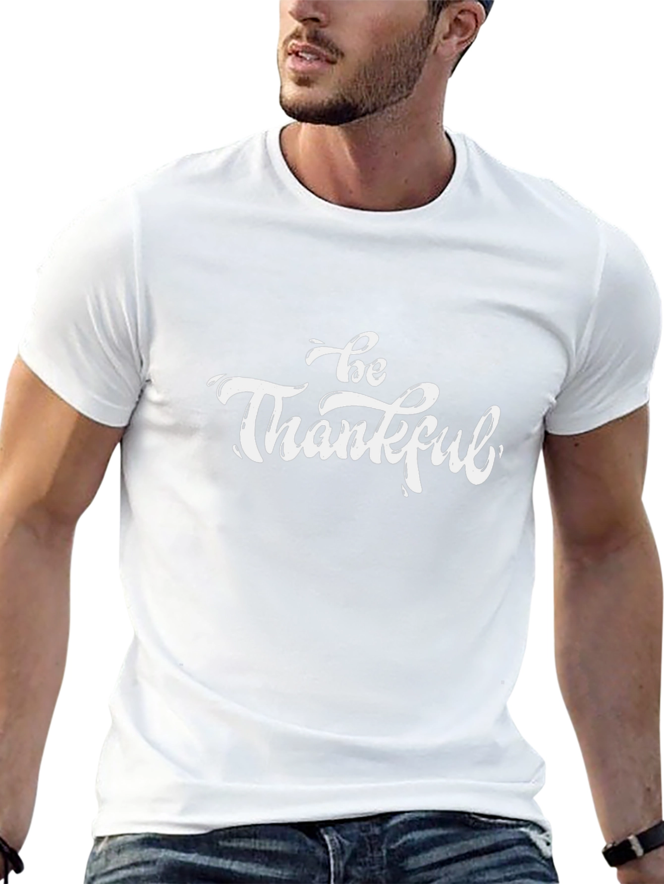 Be Thankful Black T-Shirt