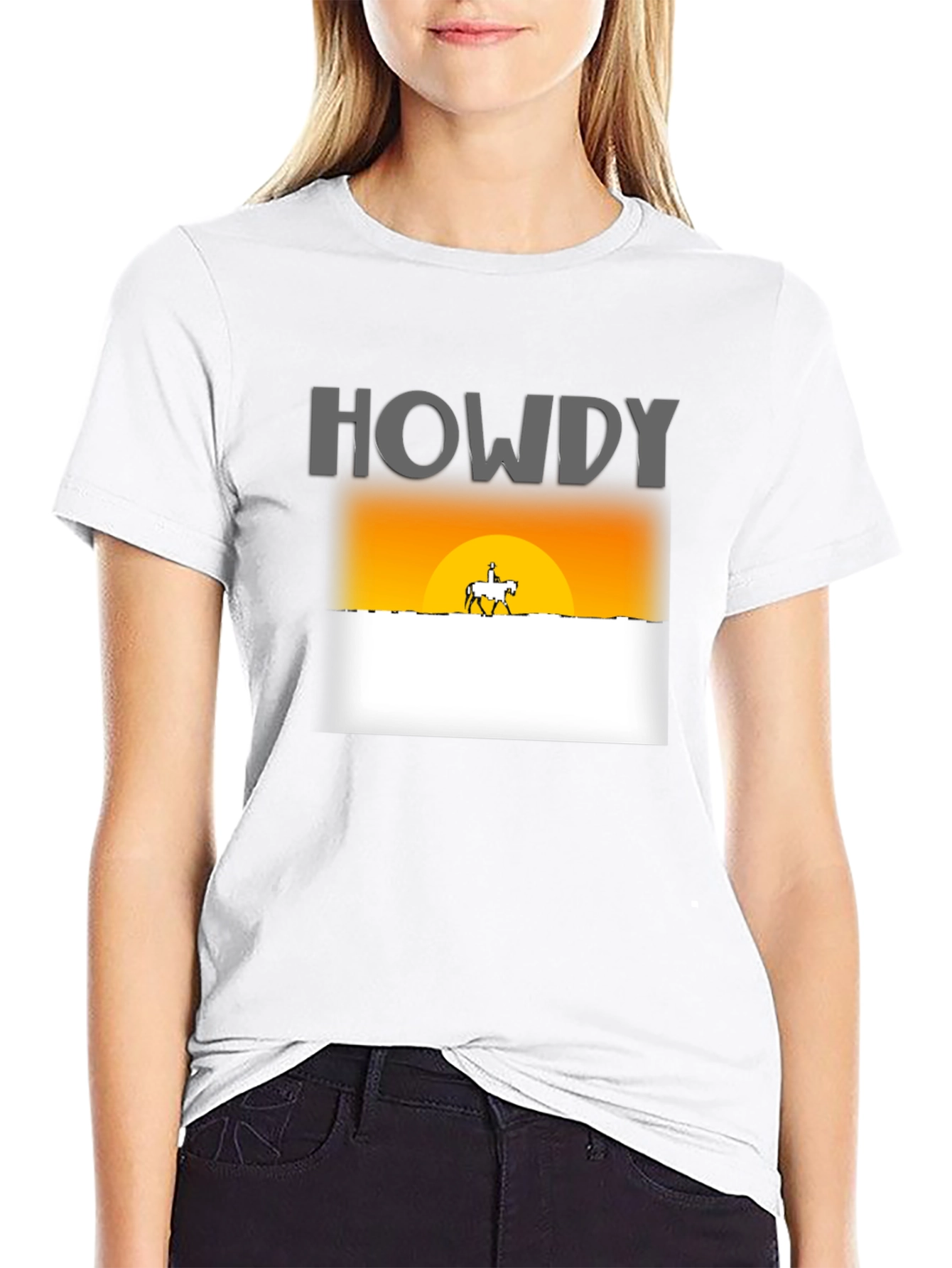 Howdy Sunset Graphic T-Shirt - Western Style Tee