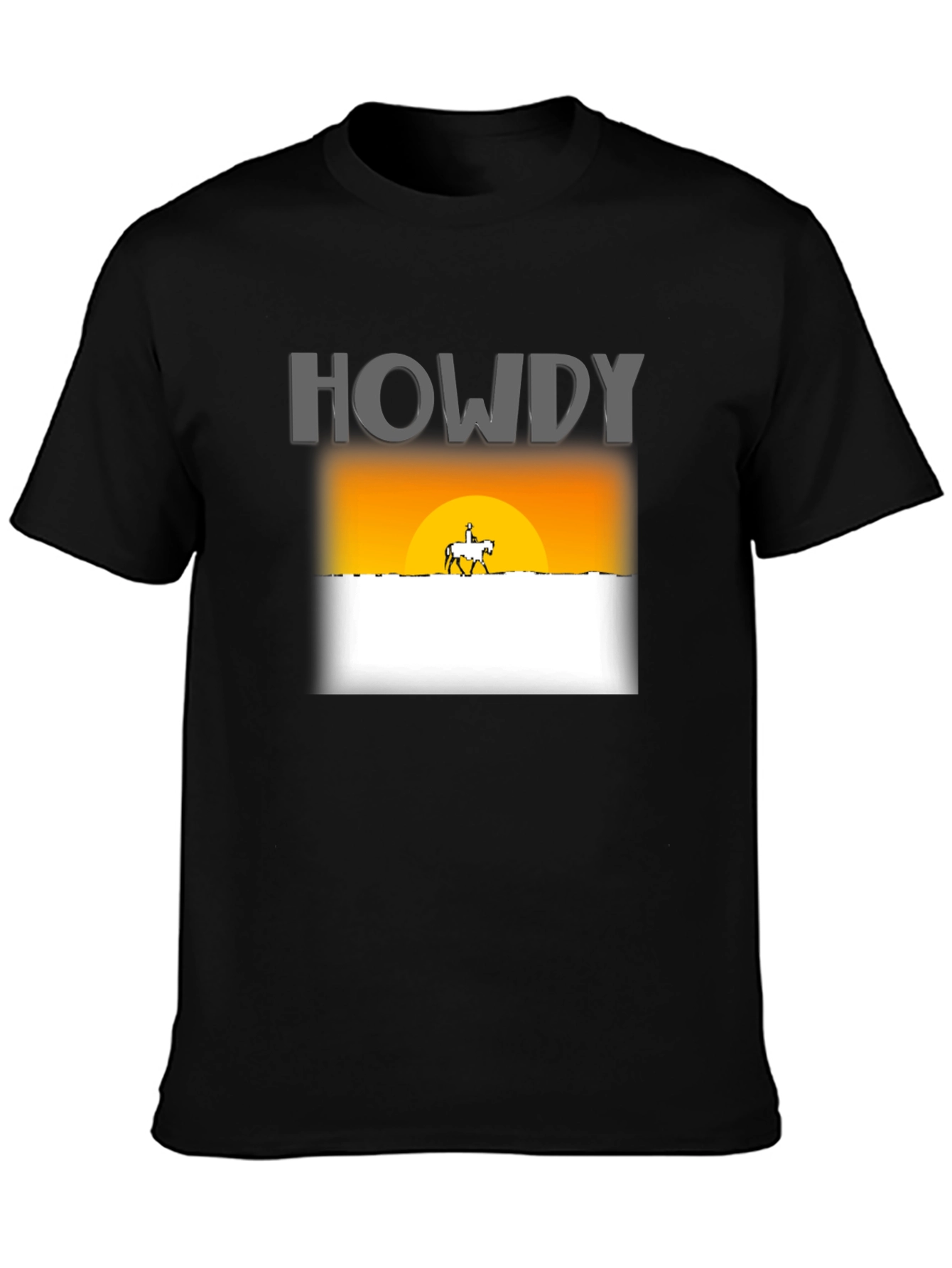 Howdy Sunset Graphic T-Shirt - Western Style Tee