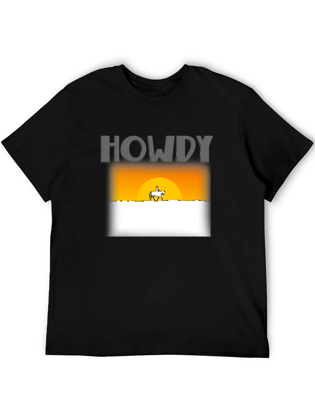 Howdy Sunset Graphic T-Shirt - Western Style Tee