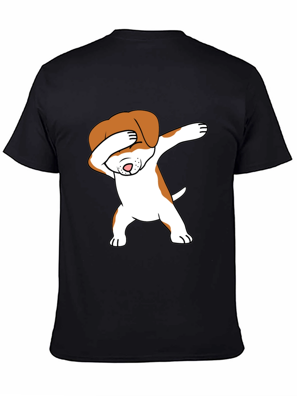 Dabbing Dog Graphic Tee - Trendy T-Shirt