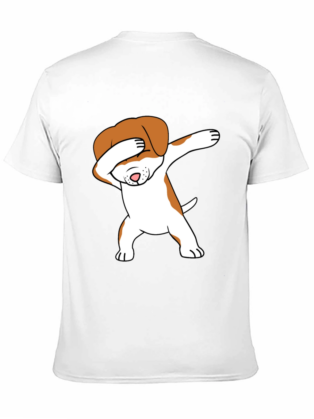 Dabbing Dog Graphic Tee - Trendy T-Shirt