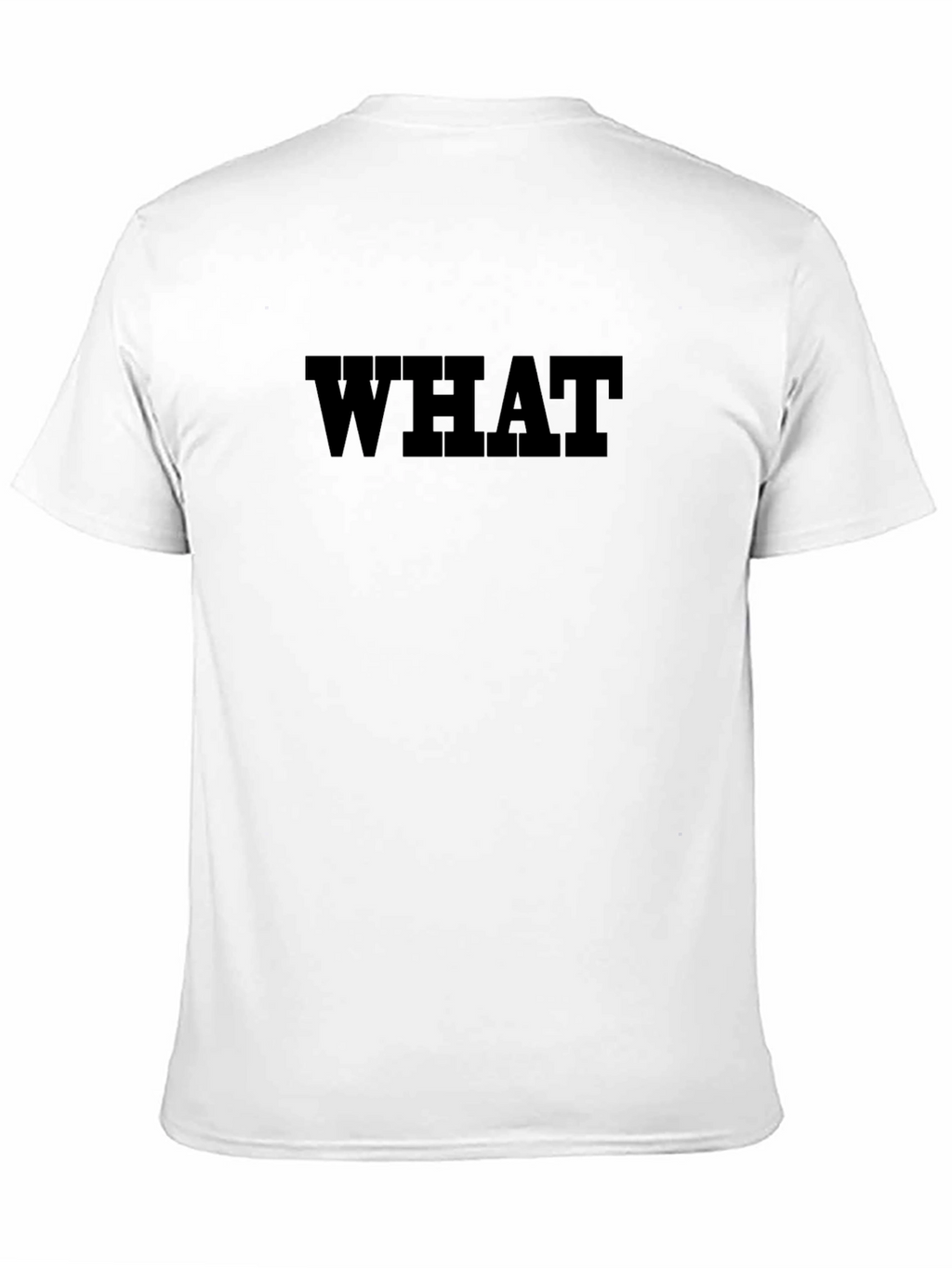 Black WHAT Graphic Tee