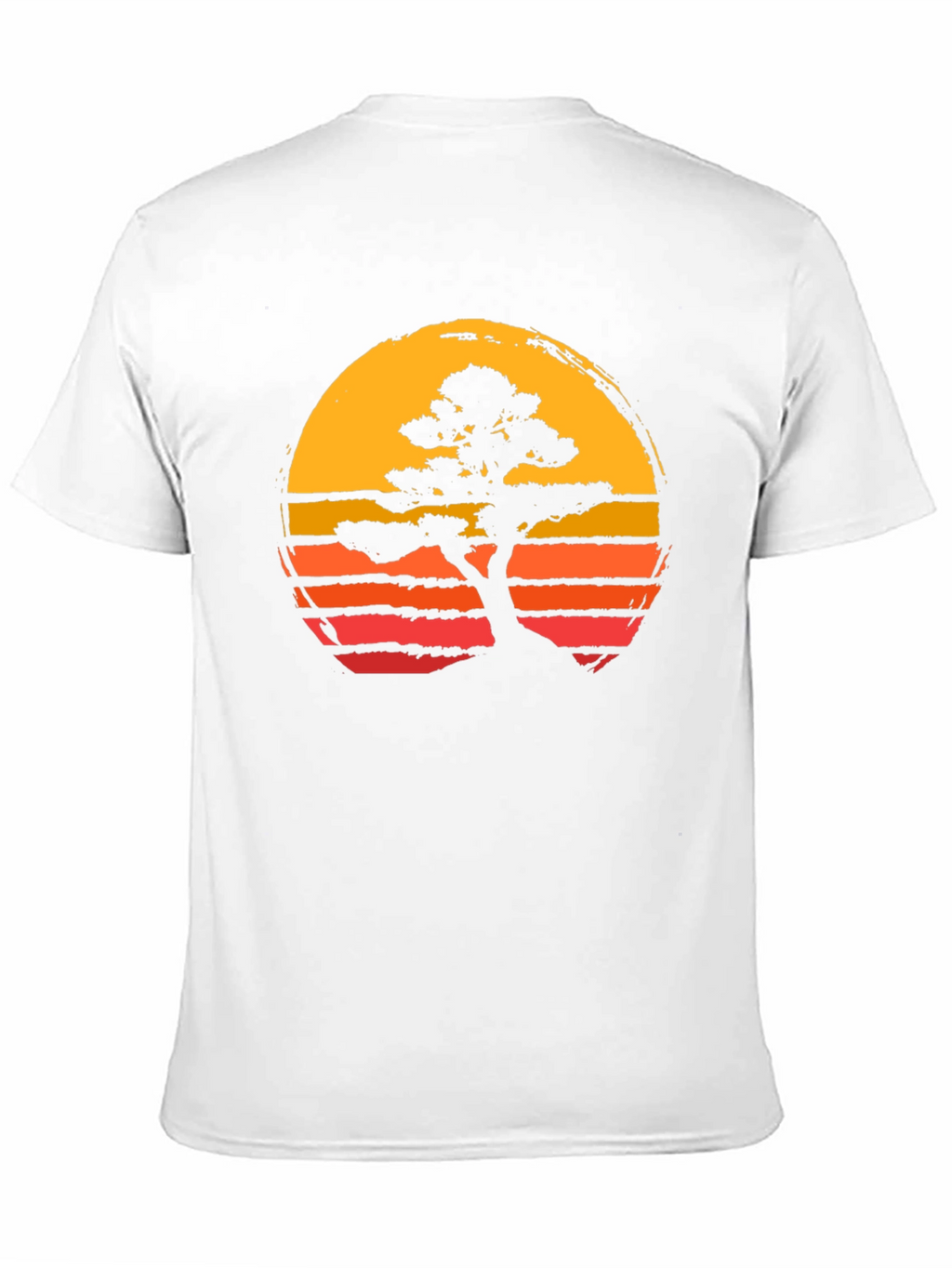Karate Kid Bonsai Tree Sunset Graphic Tee