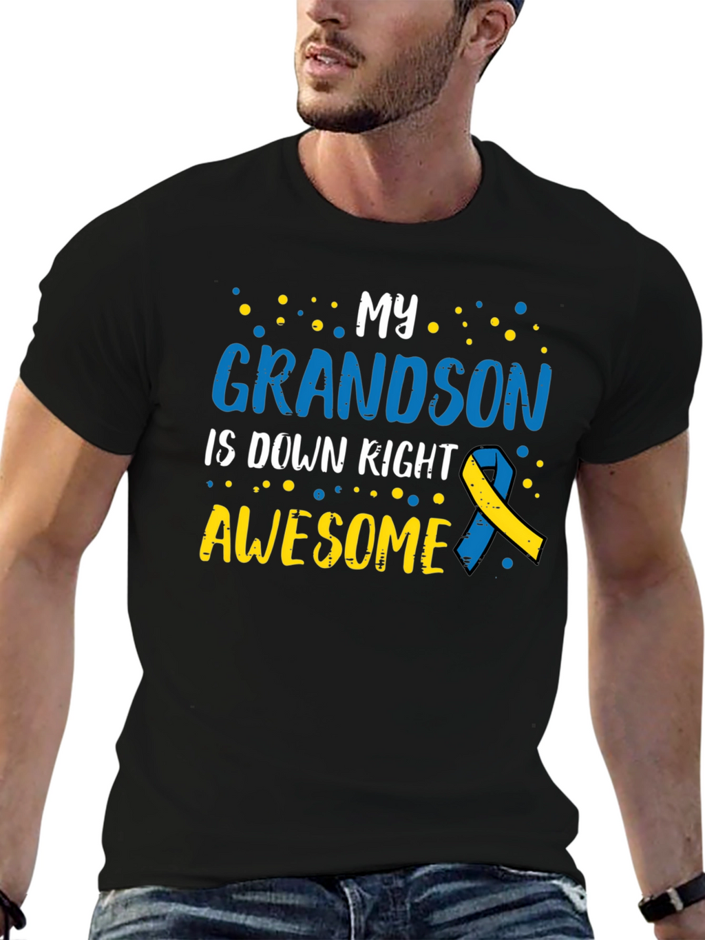 My Grandson is Down Right Awesome T-Shirt