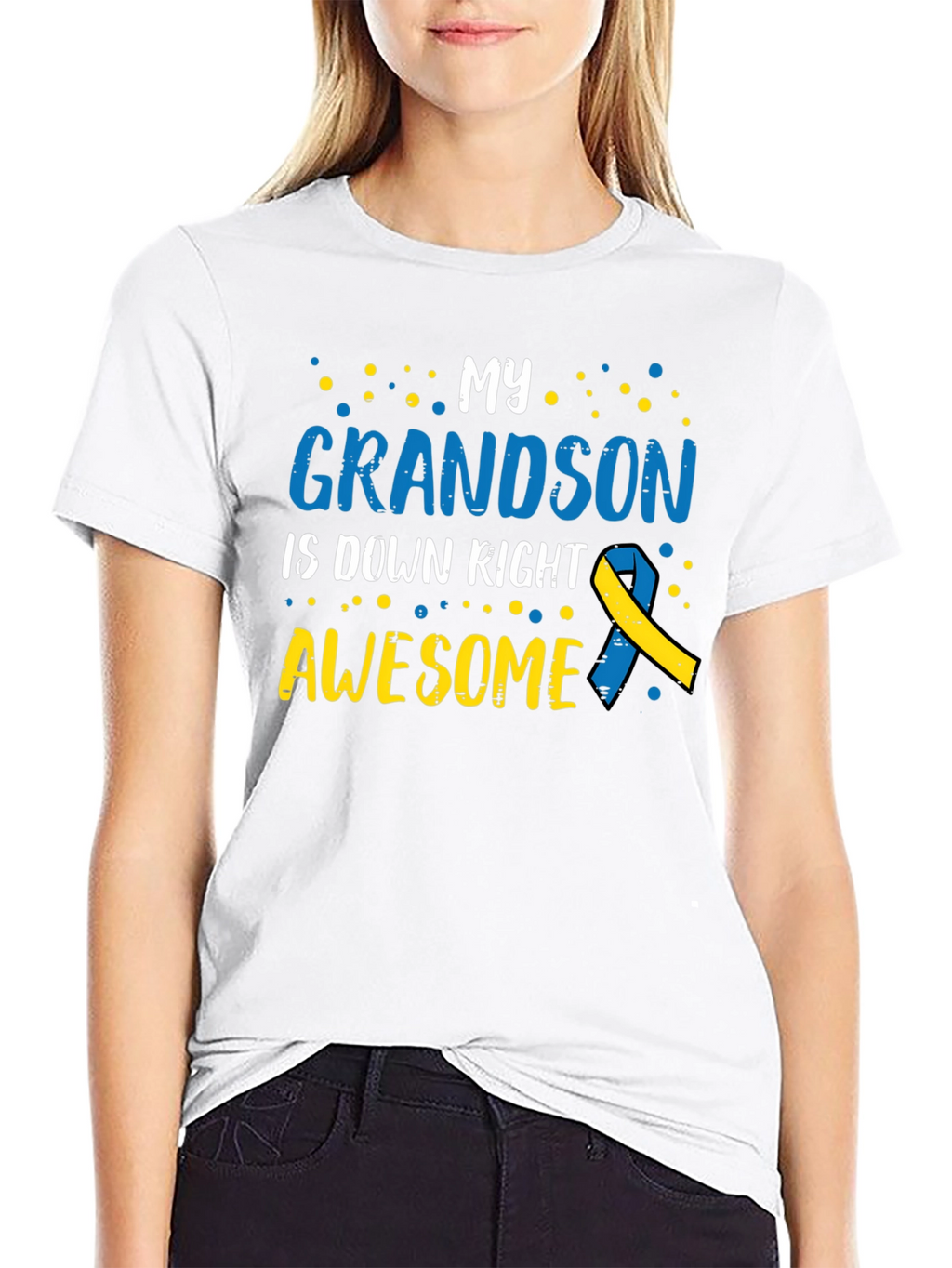 My Grandson is Down Right Awesome T-Shirt