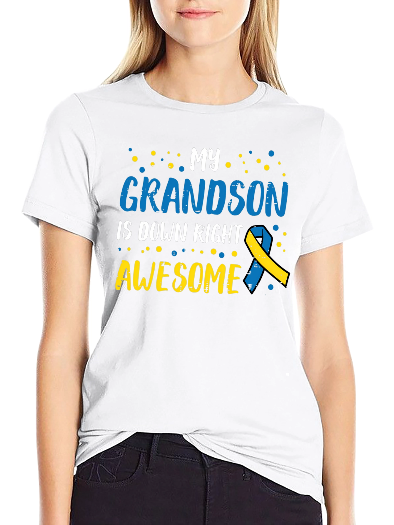 My Grandson is Down Right Awesome T-Shirt