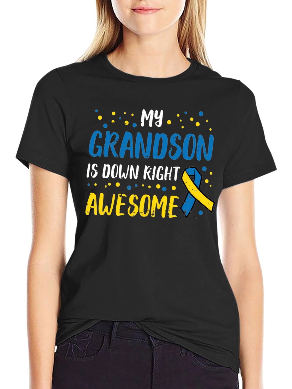 My Grandson is Down Right Awesome T-Shirt
