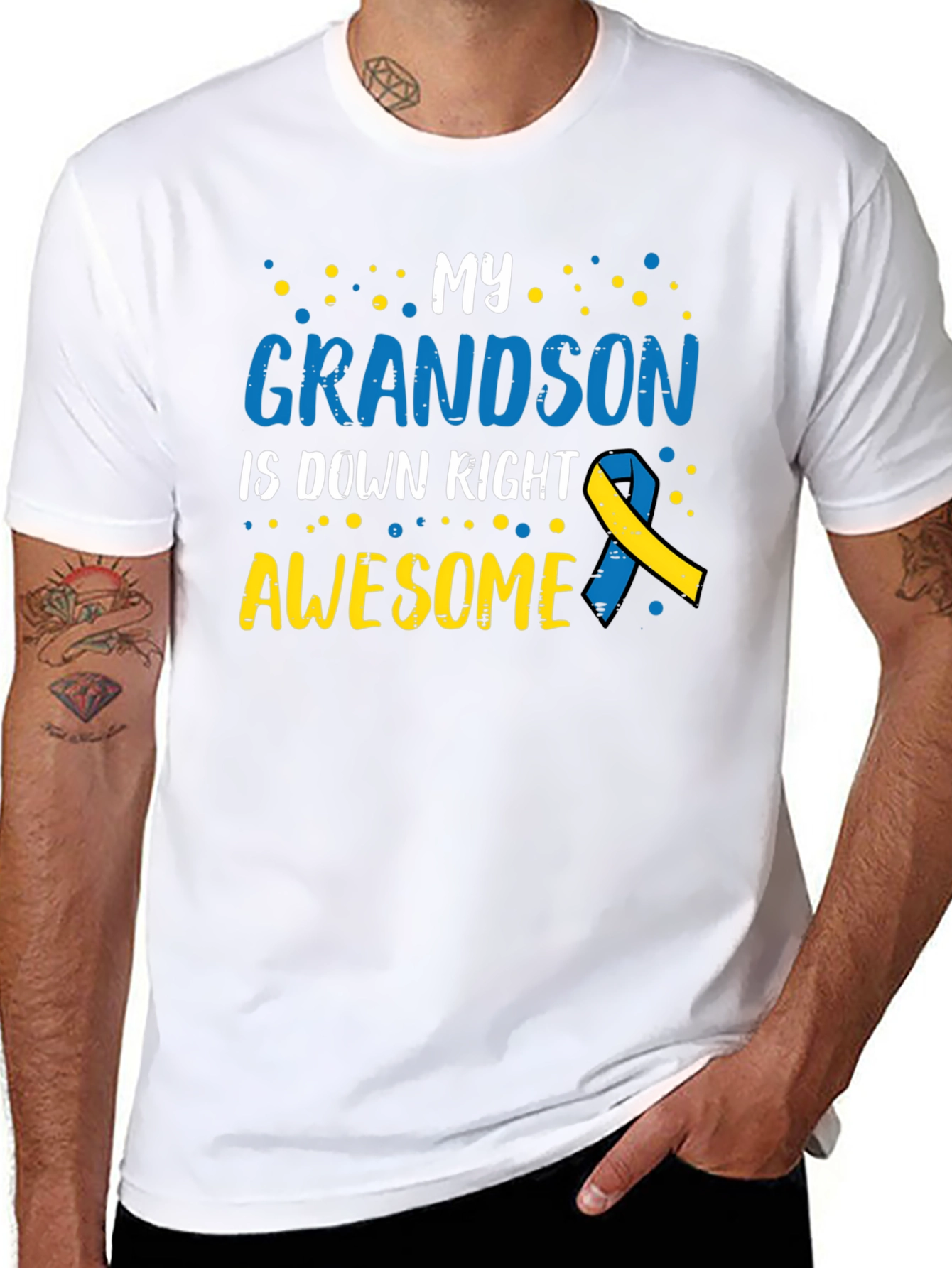 My Grandson is Down Right Awesome T-Shirt