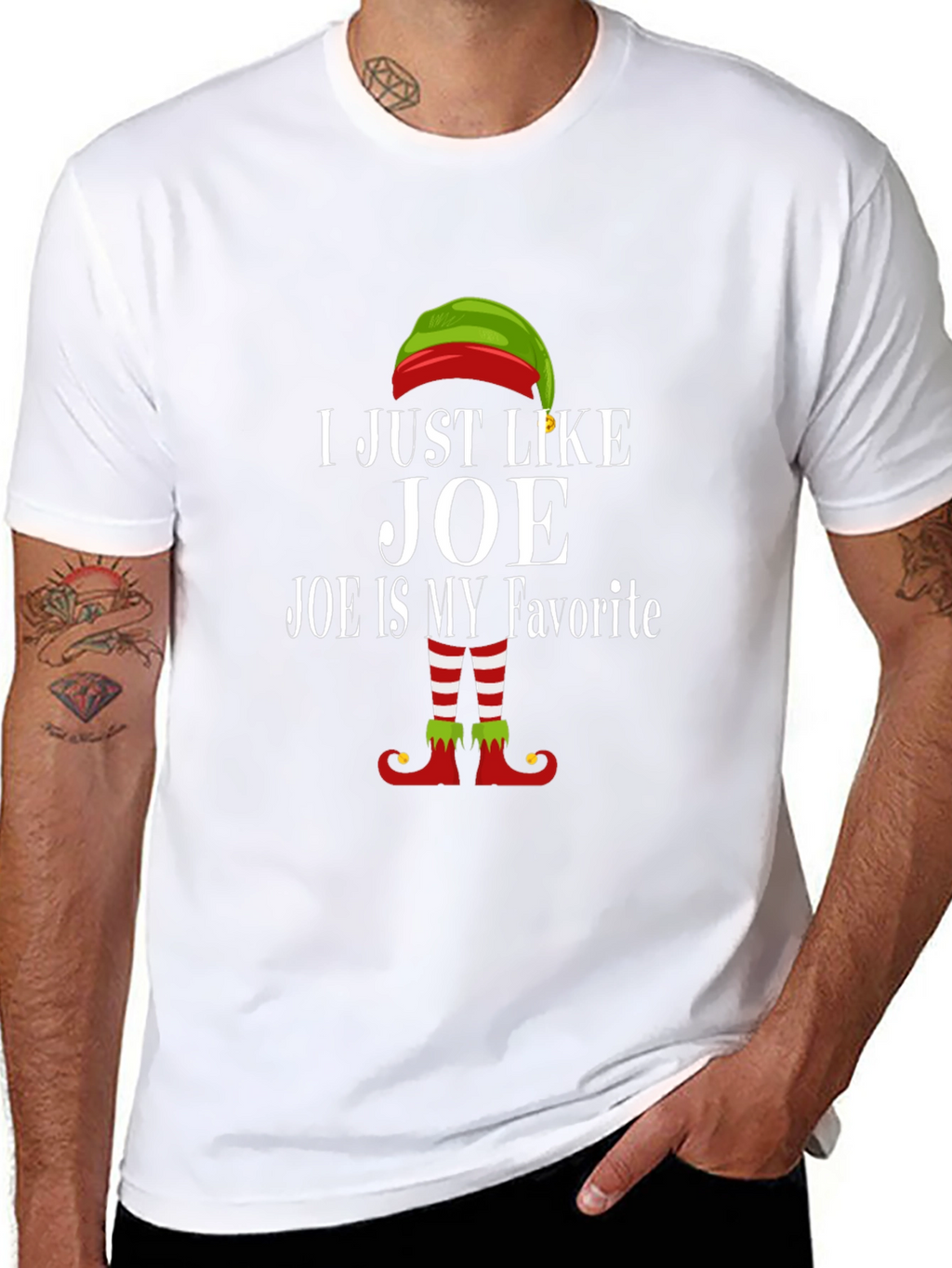 Funny Christmas Elf Joe T-Shirt