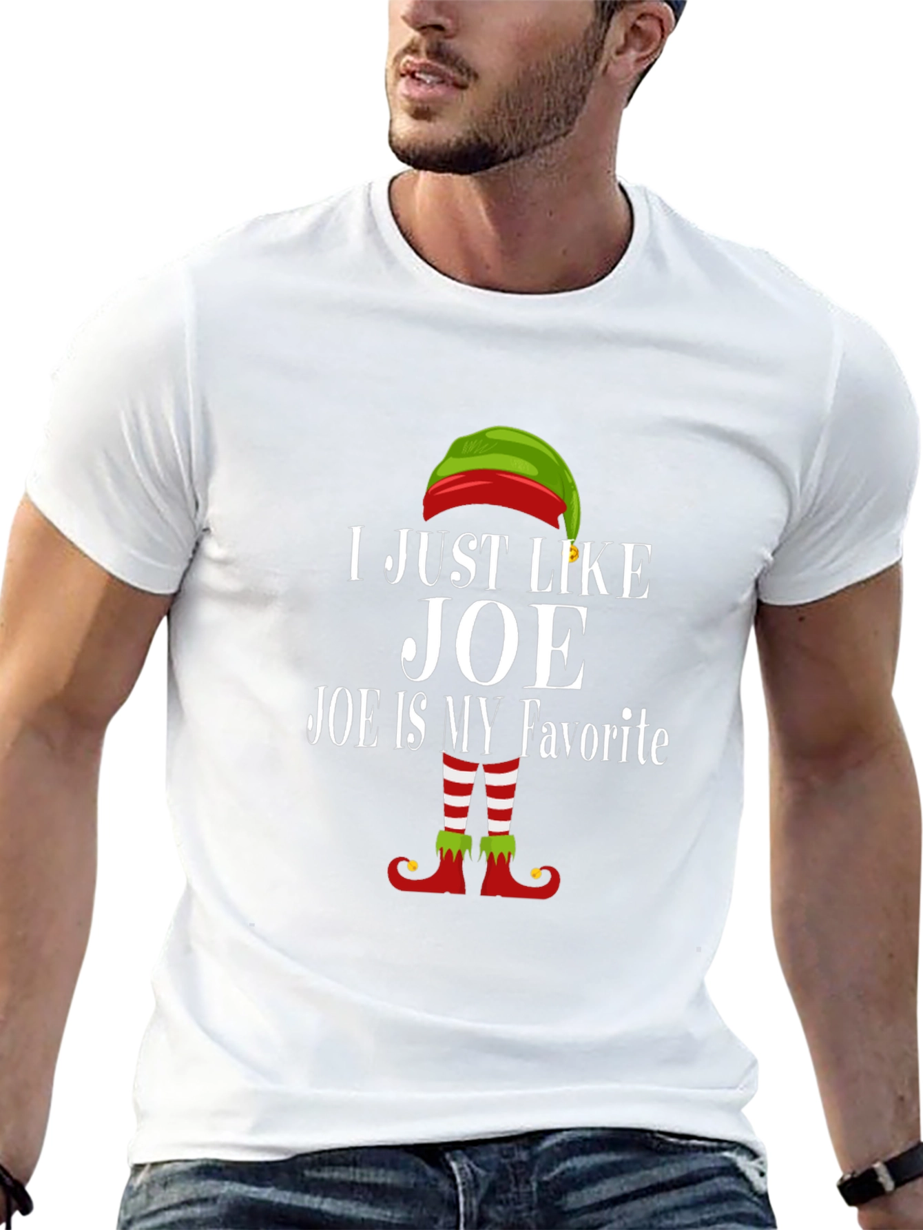 Funny Christmas Elf Joe T-Shirt