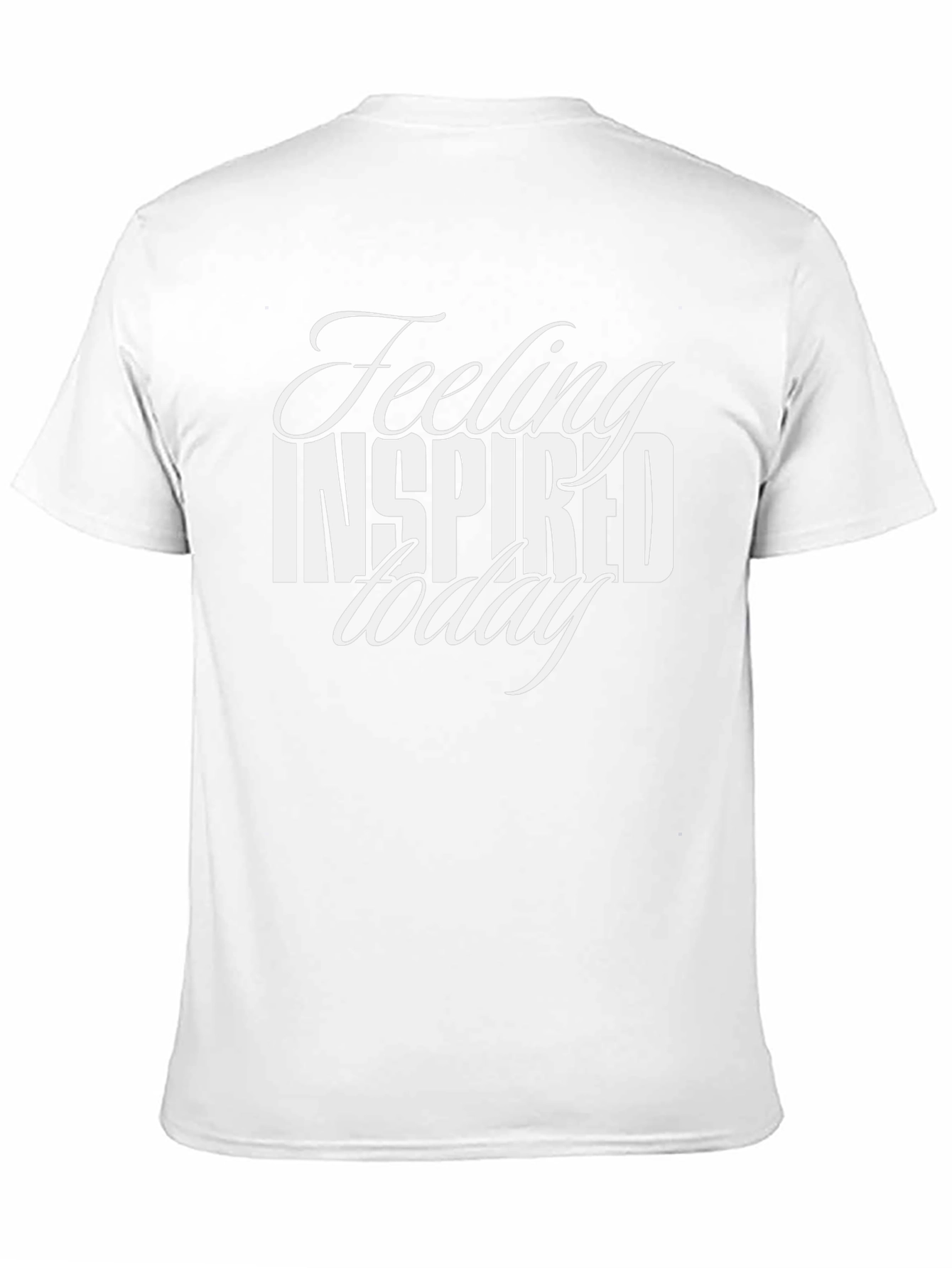 Feeling Inspired Today Black Graphic Tee