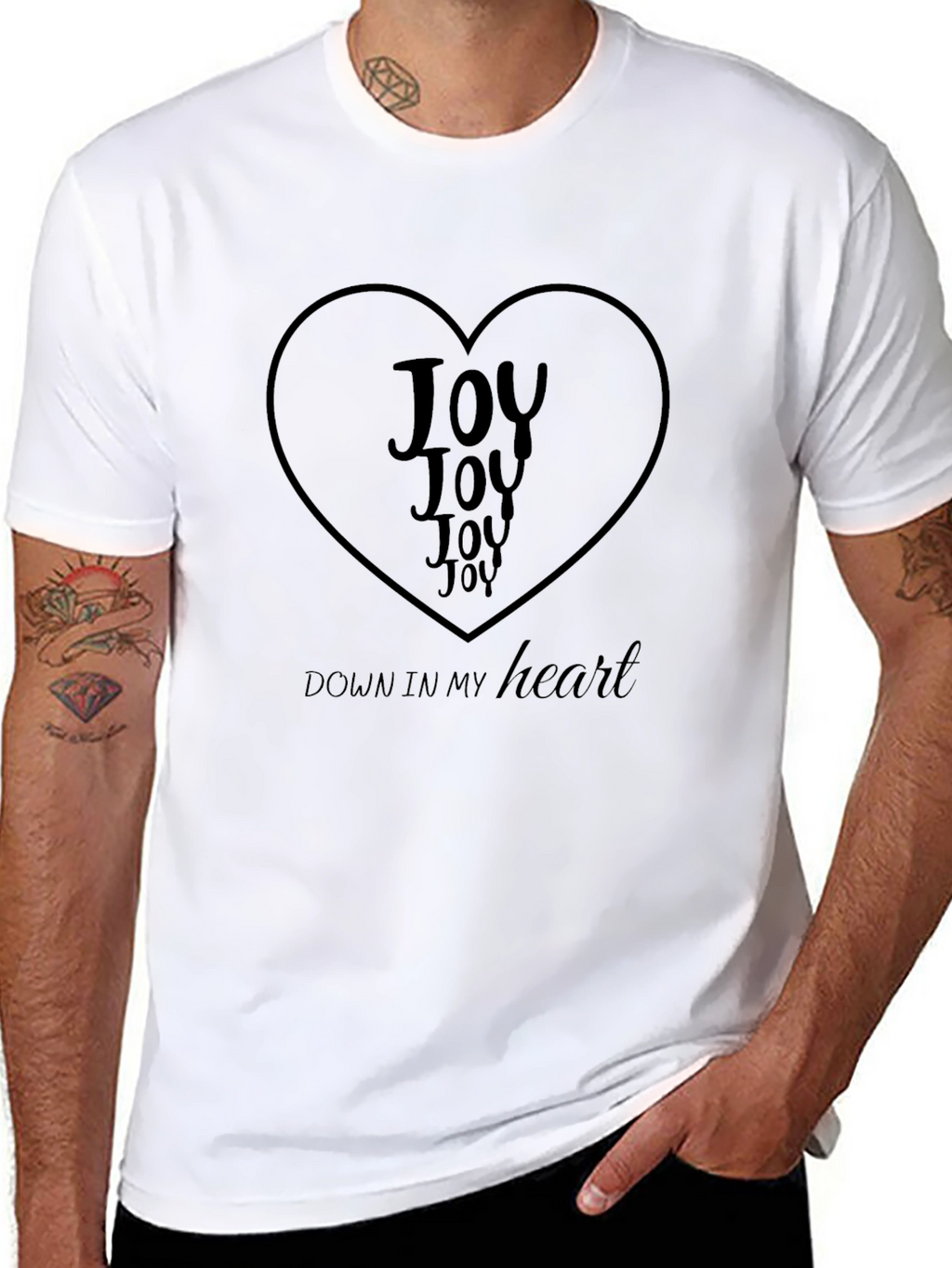 Joy in My Heart Graphic Tee - Black