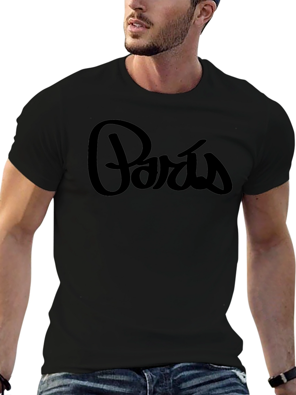 Paris Graphic T-Shirt - Stylish Black Tee