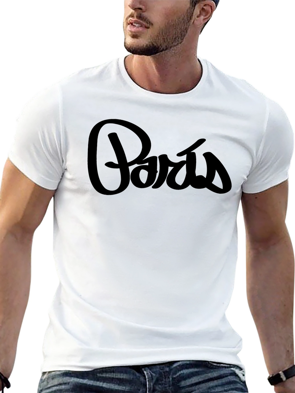Paris Graphic T-Shirt - Stylish Black Tee