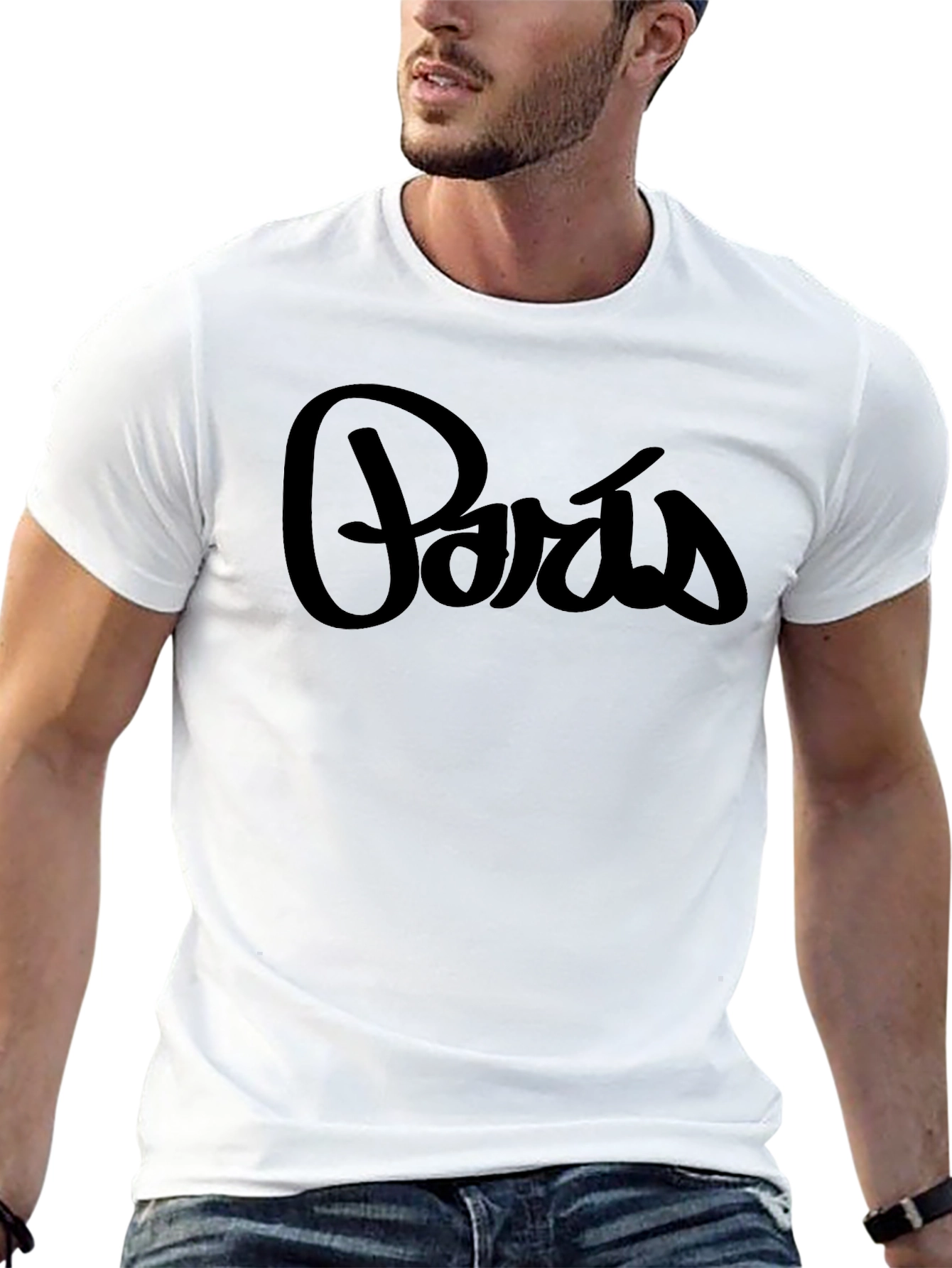 Paris Graphic T-Shirt - Stylish Black Tee