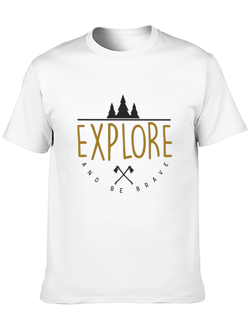 Explore and Be Brave Graphic T-Shirt