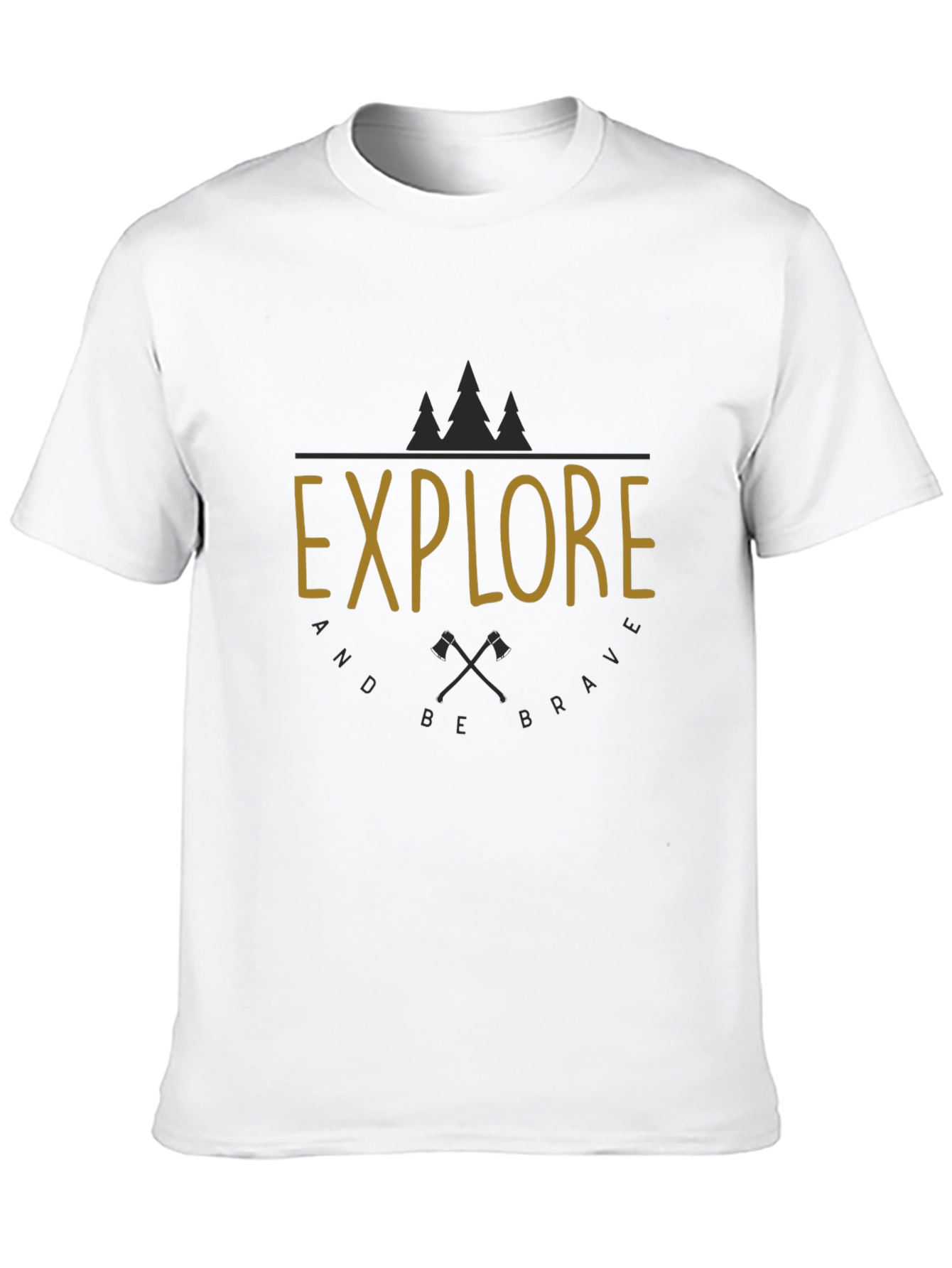 Explore and Be Brave Graphic T-Shirt