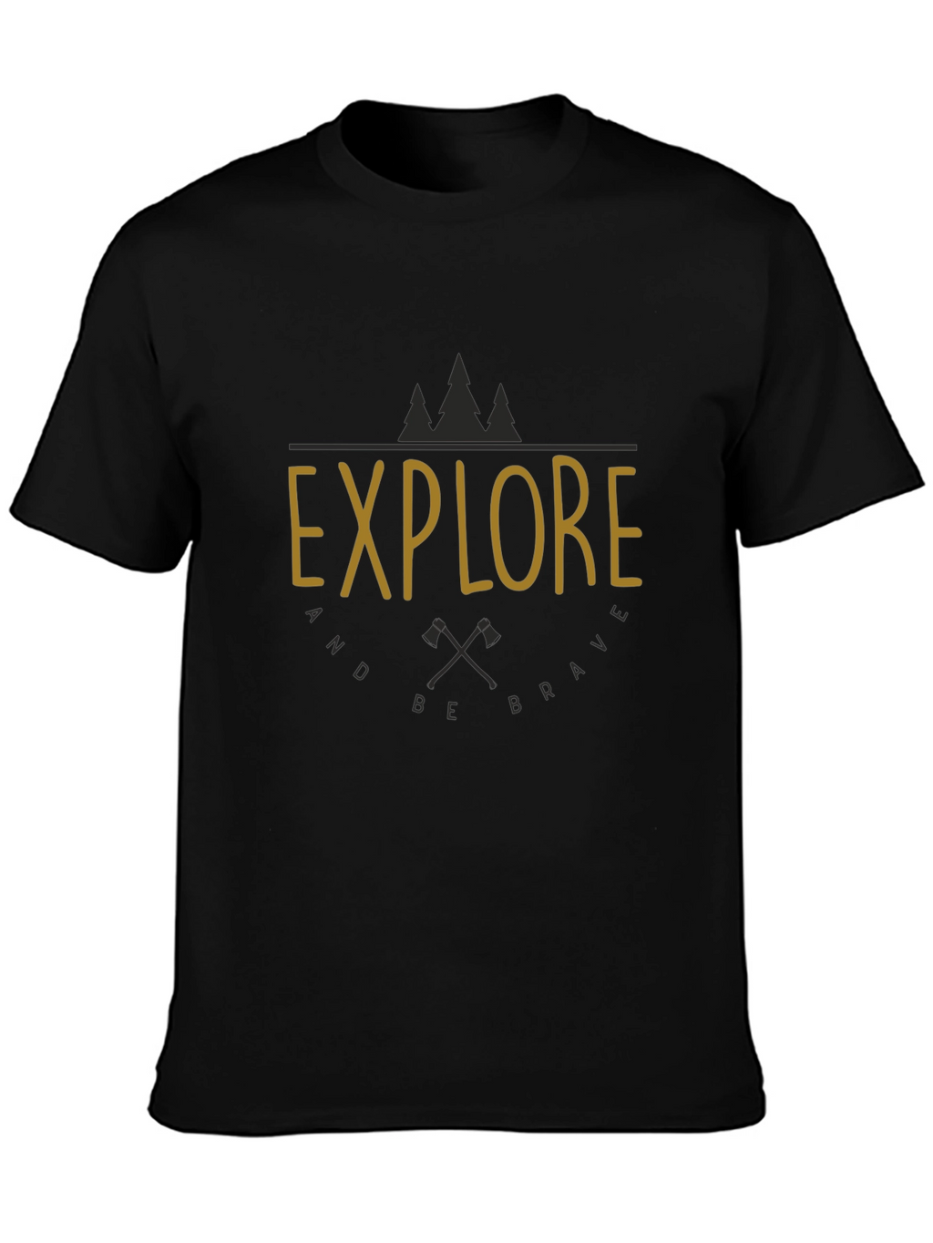 Explore and Be Brave Graphic T-Shirt