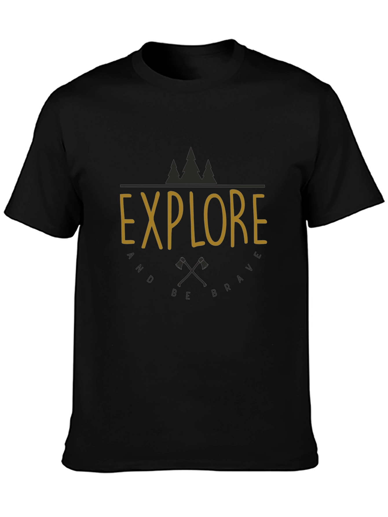 Explore and Be Brave Graphic T-Shirt
