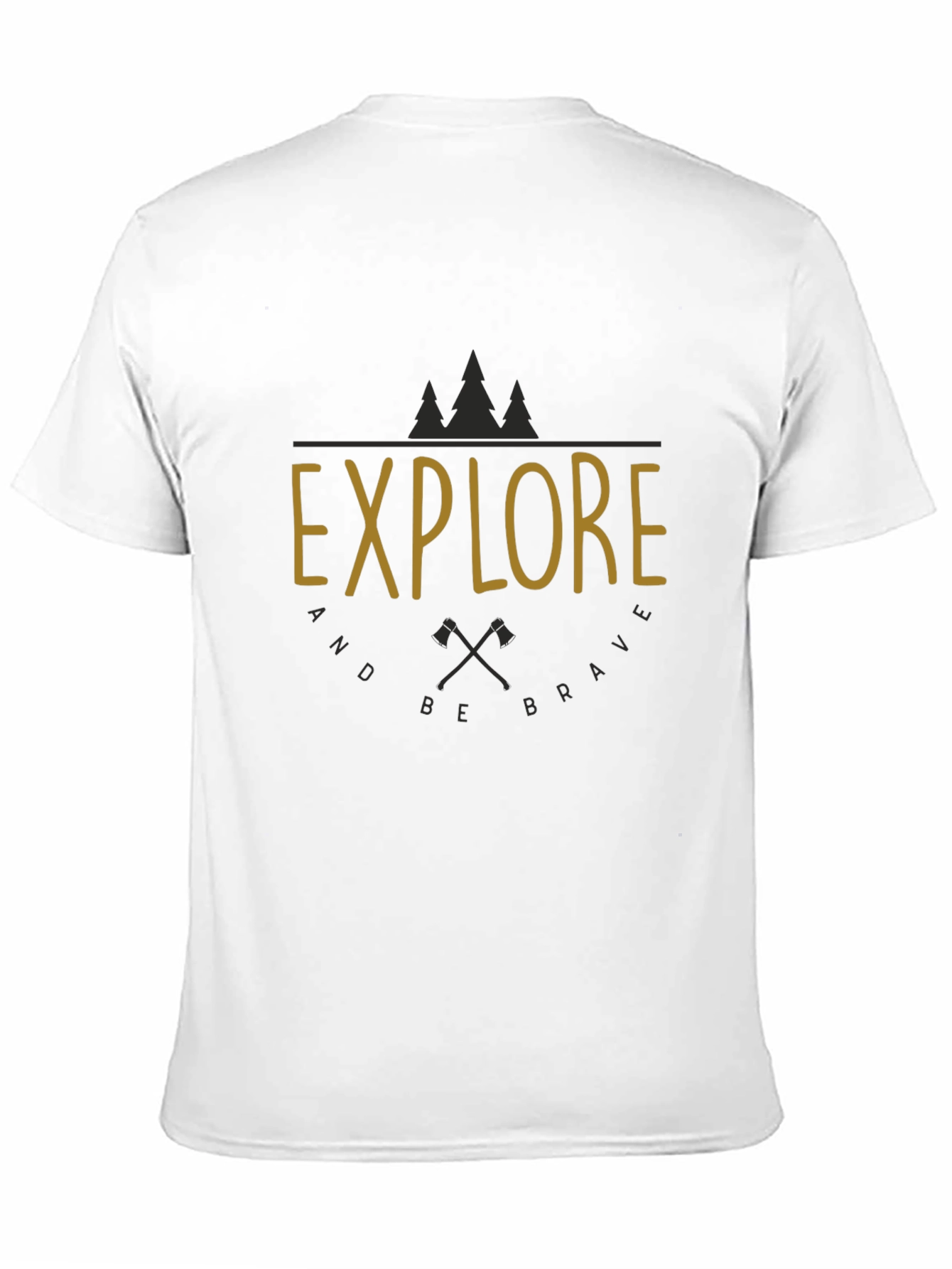 Explore and Be Brave Graphic T-Shirt