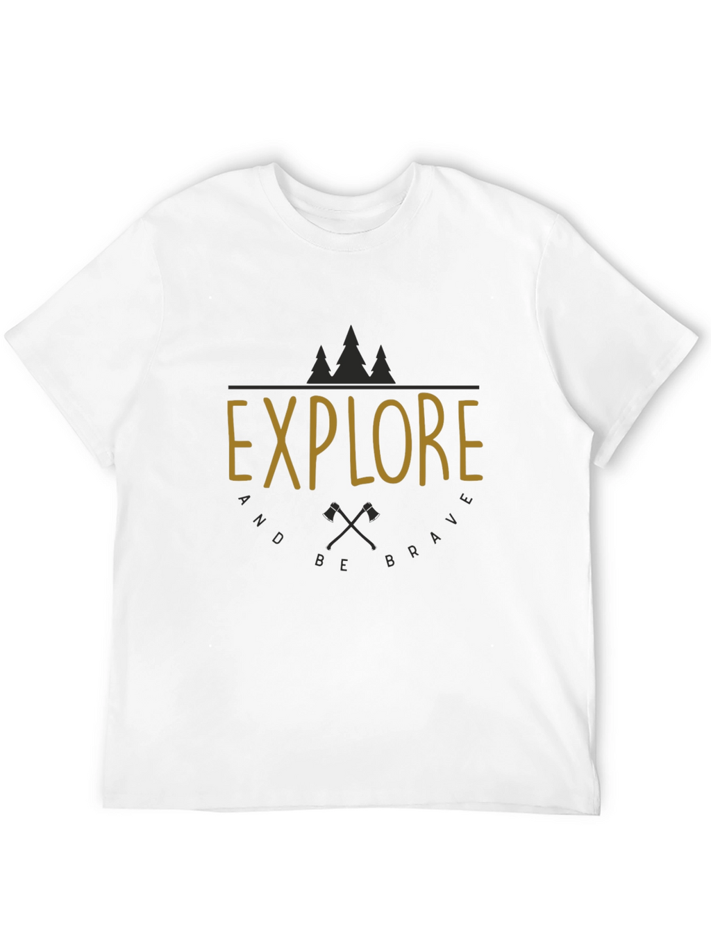 Explore and Be Brave Graphic T-Shirt