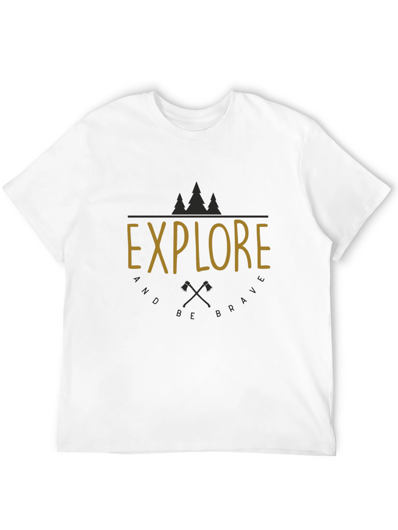 Explore and Be Brave Graphic T-Shirt