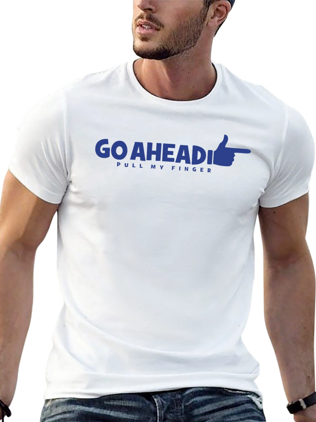 Go Ahead Pull My Finger Graphic Tee