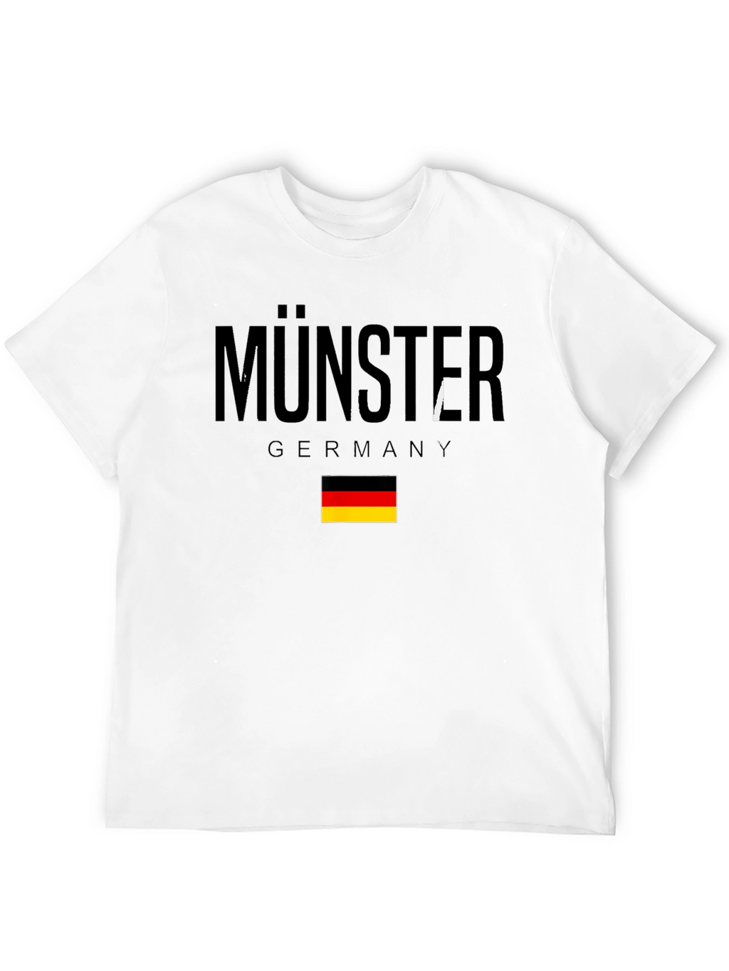 Münster Germany T-Shirt - Black Graphic Tee