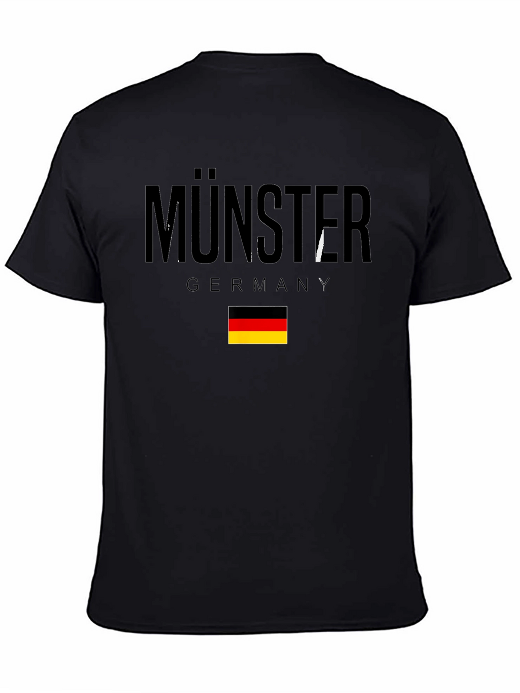 Münster Germany T-Shirt - Black Graphic Tee