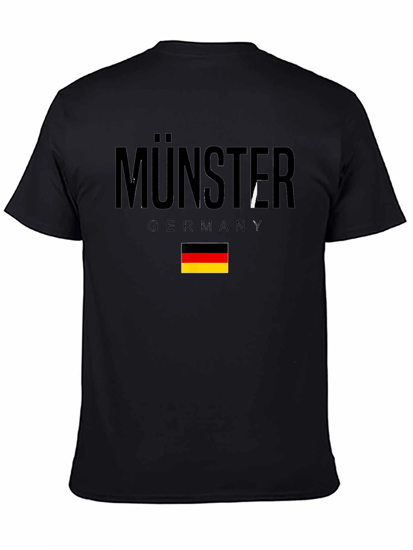 Münster Germany T-Shirt - Black Graphic Tee