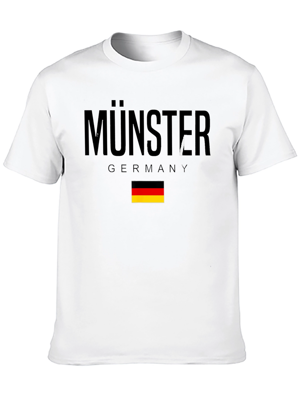 Münster Germany T-Shirt - Black Graphic Tee