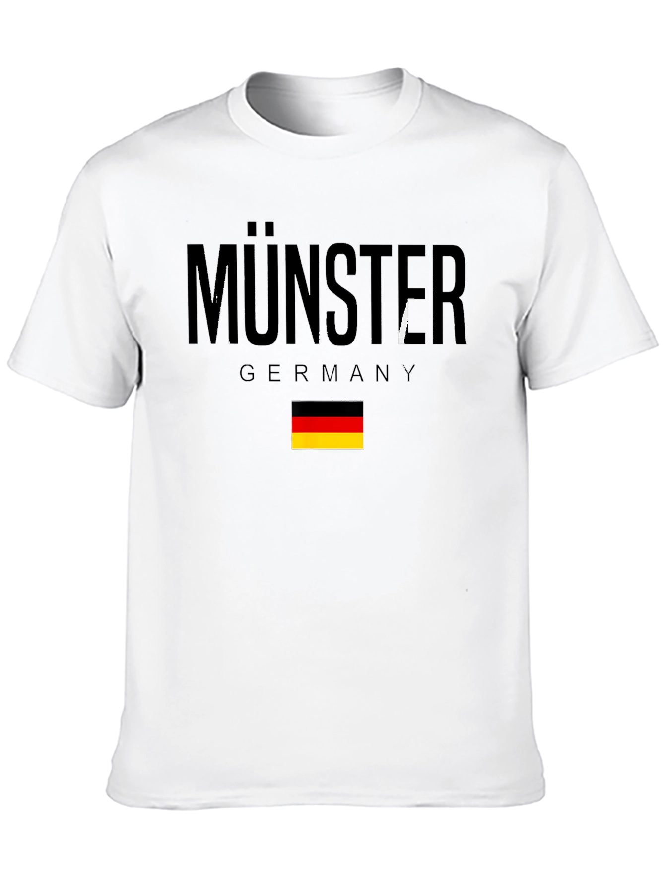 Münster Germany T-Shirt - Black Graphic Tee